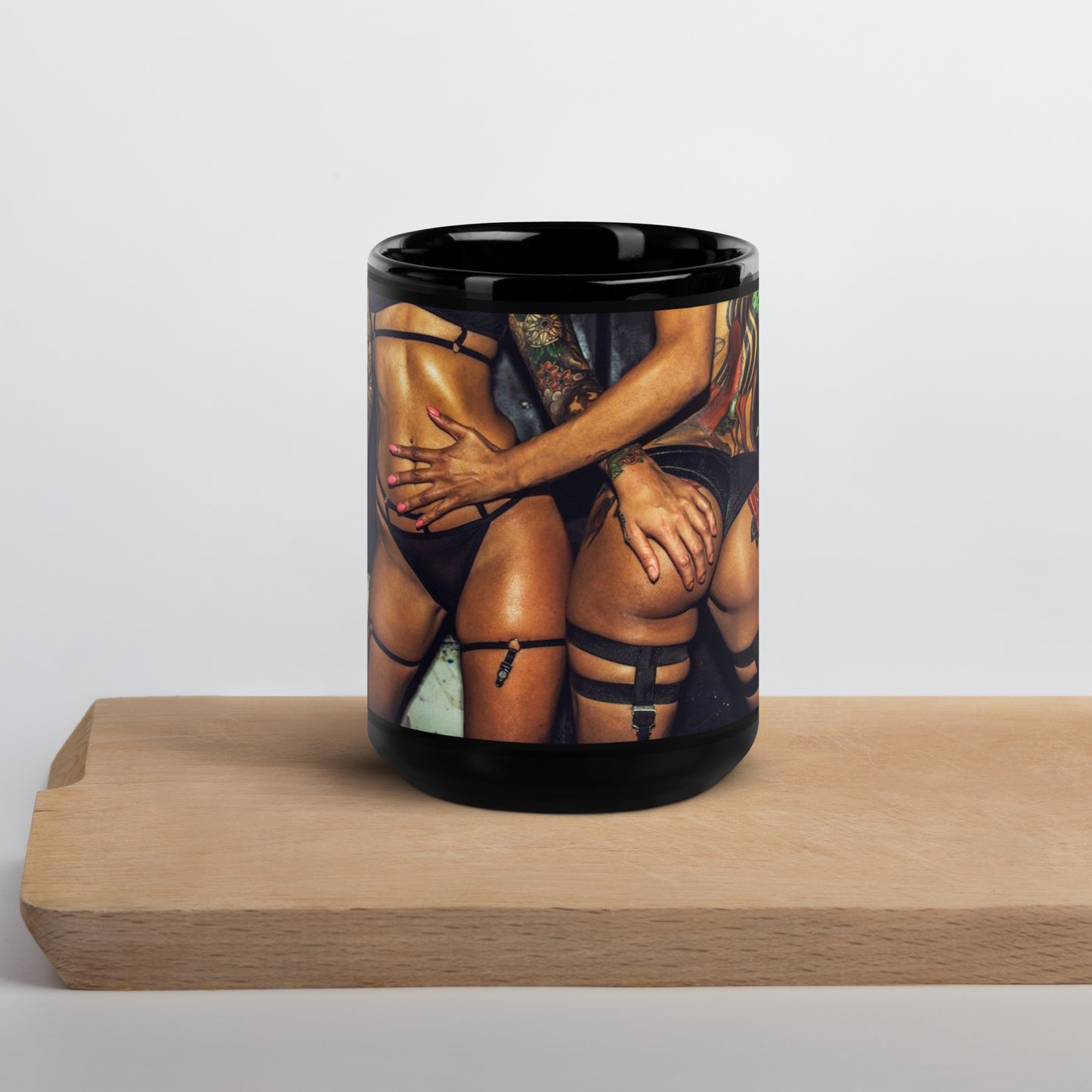 Fuel Girls Black Glossy Mug