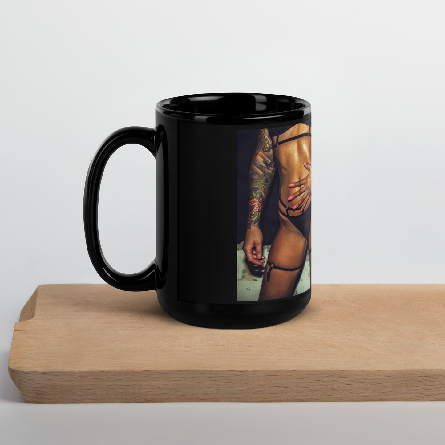 Fuel Girls Black Glossy Mug