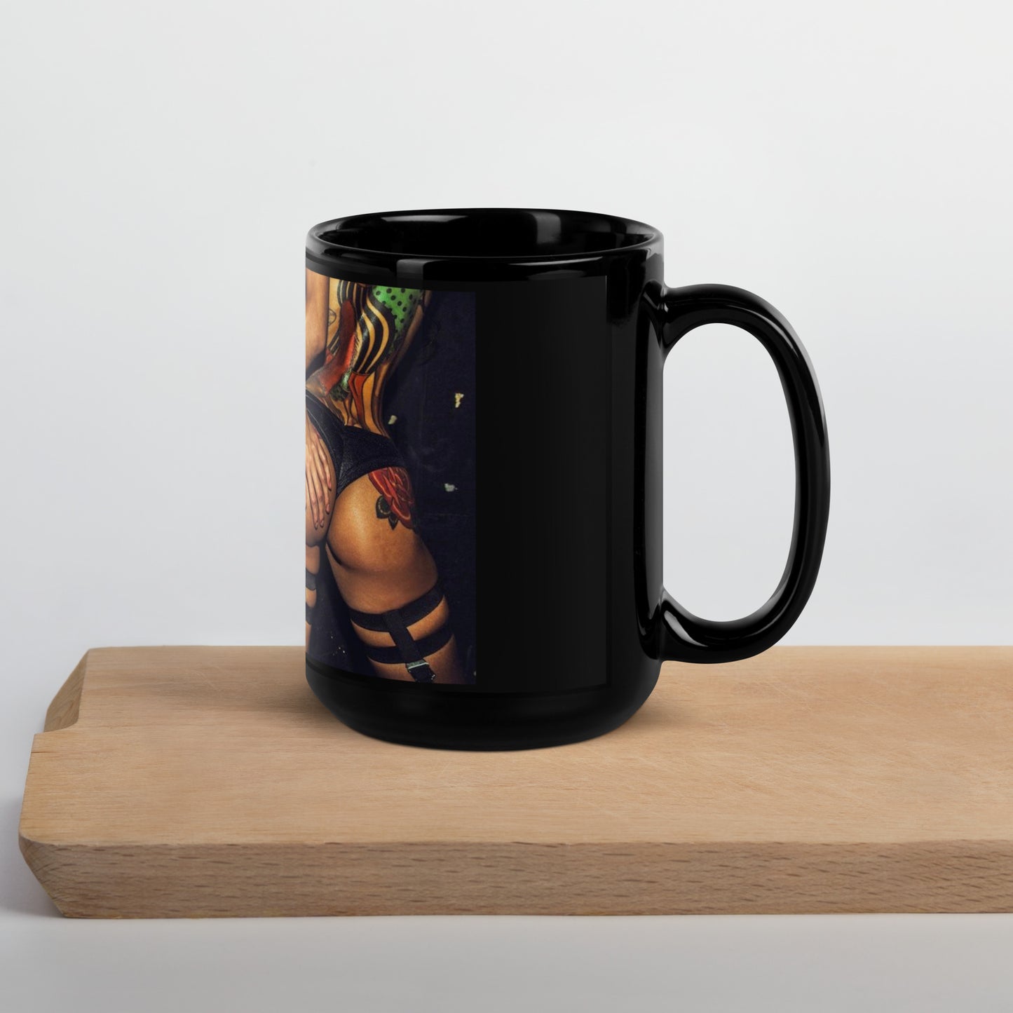 Fuel Girls Black Glossy Mug