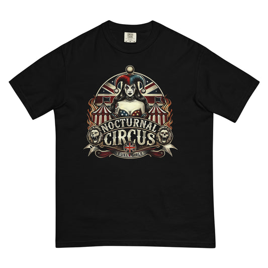 Fuel Girls Design, Circus, Garment-Dyed Heavyweight T-shirt