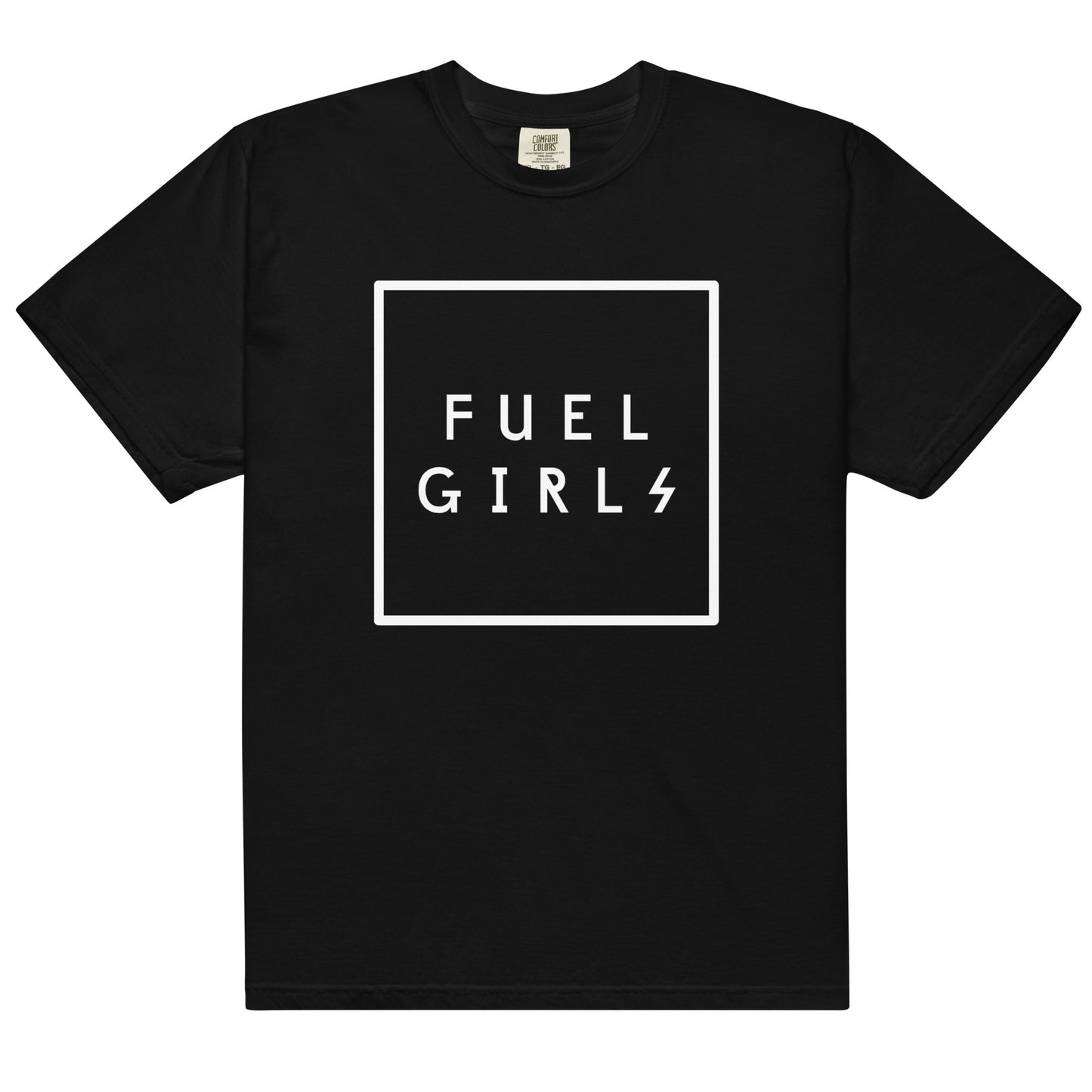 Large Print Fuel Girls, Unisex Garment-Dyed Heavyweight T-shirt