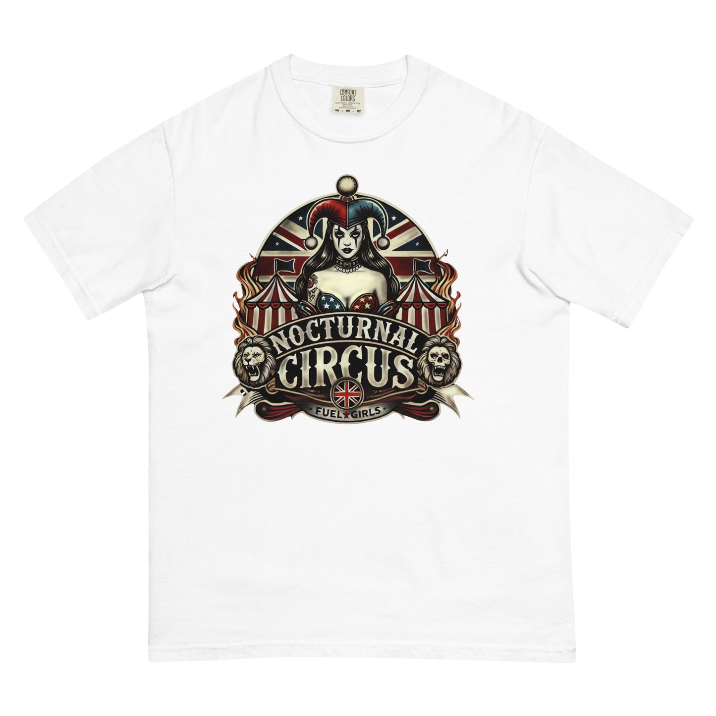 Fuel Girls Design, Circus, Garment-Dyed Heavyweight T-shirt