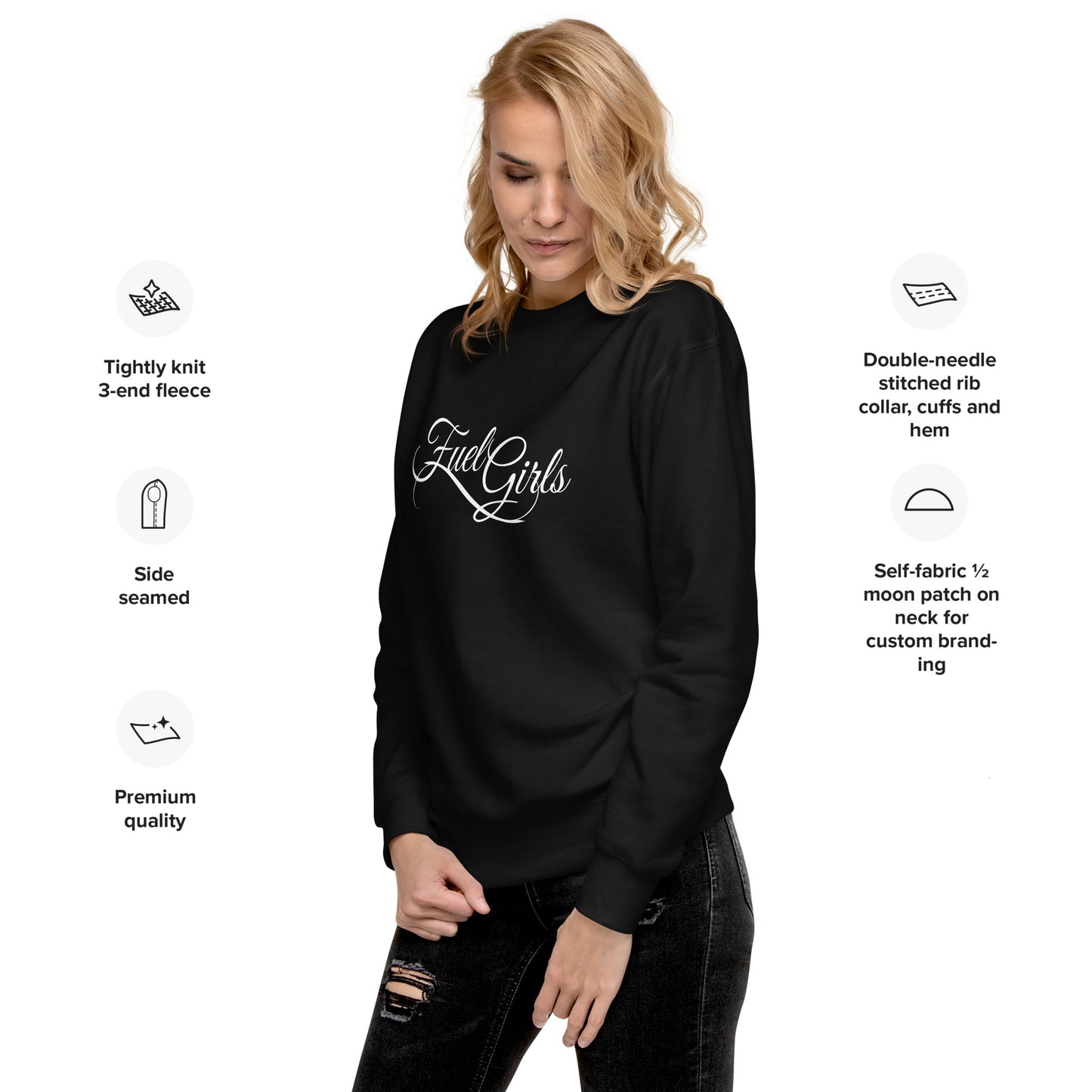 Fuel Girls Logo Unisex Premium Sweatshirt