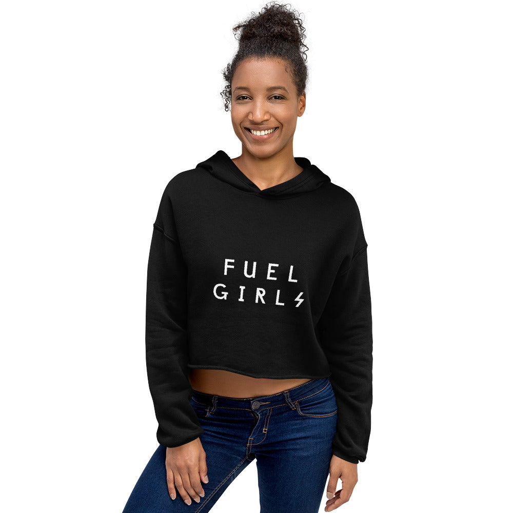 Fuel Girls Logo Crop Hoodie