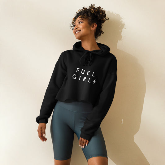 Fuel Girls Logo Crop Hoodie